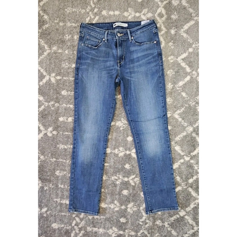 Levi's Women's Jeans Mid Rise Skinny Blue Size 8 S Stretch Denim